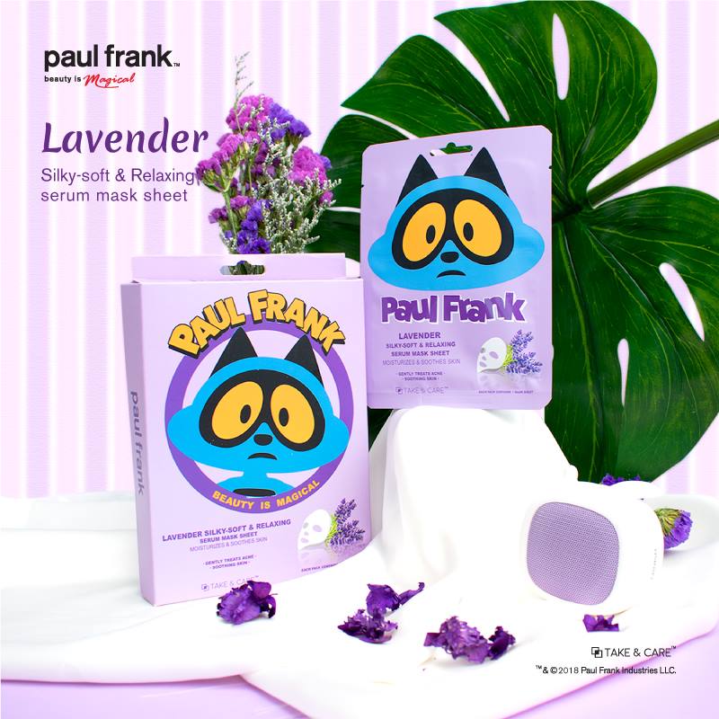 Paul Frank, TAKE & CARE,Paul Frank Charcoal Detoxifying Serum Mask Sheet,แผ่นมาส์ก,พอล แฟรงก์ มาส์กหน้า,paul frank beauty,เทค แอนด์ แคร์