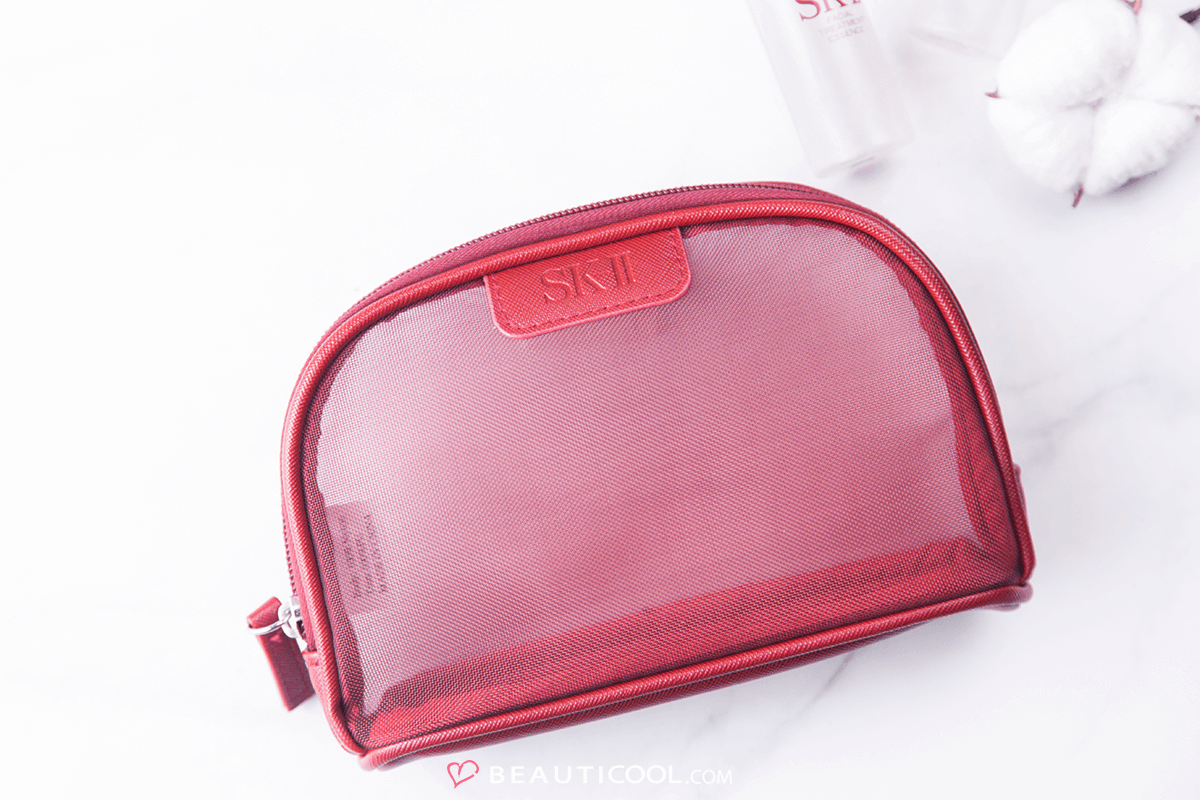 SK-II red nylon clutch , sk ii ราคา รีวิว, sk ii ราคา สนามบิน, sk ii ราคา สิงคโ ดลอง, sk ii ขนาดทดลอง pantip,