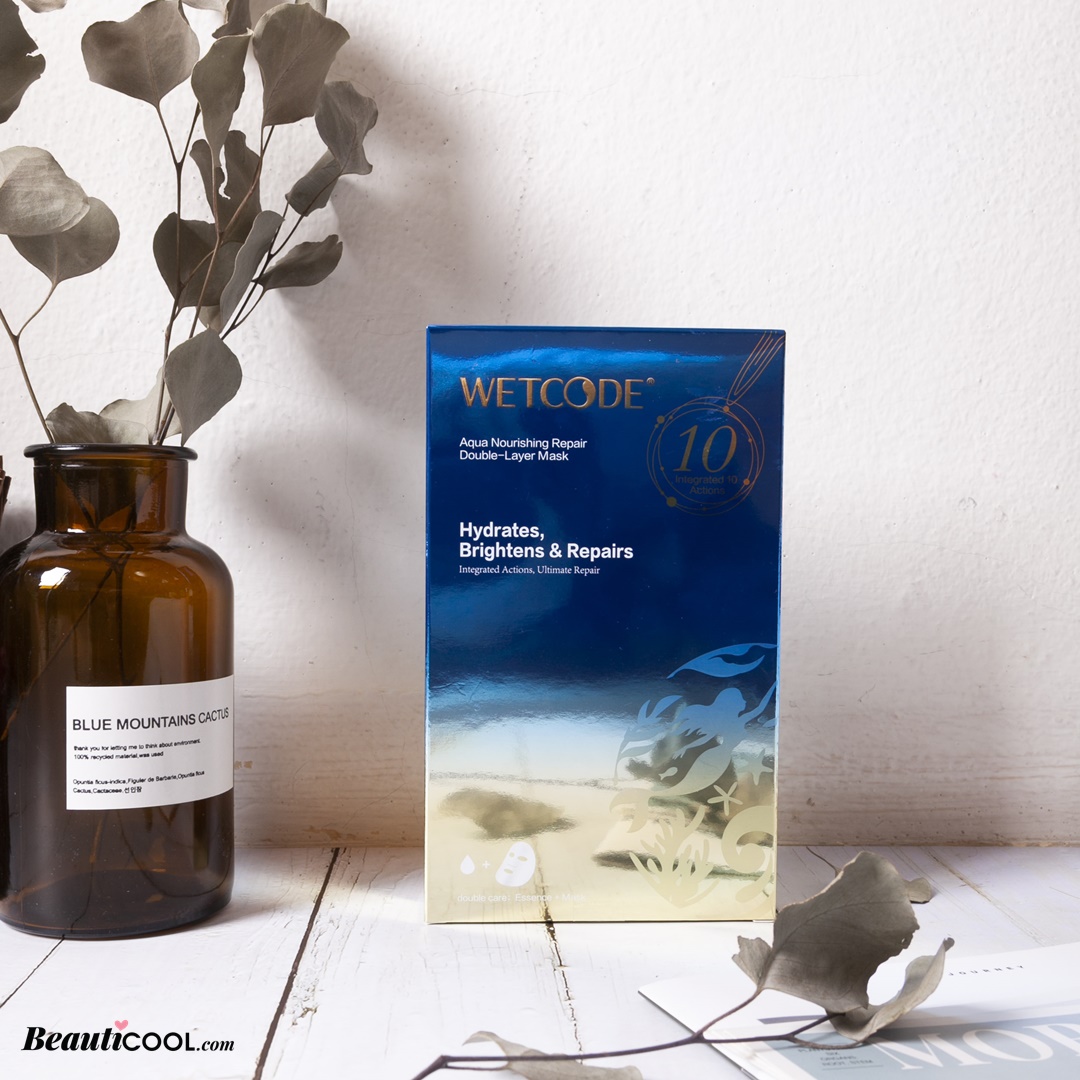  WETCode Aqua Nourishing Repair Double-Layer Mask  (26g+2ml)*5  มาส์กหน้าบำรุงลึก 2 ชั้น