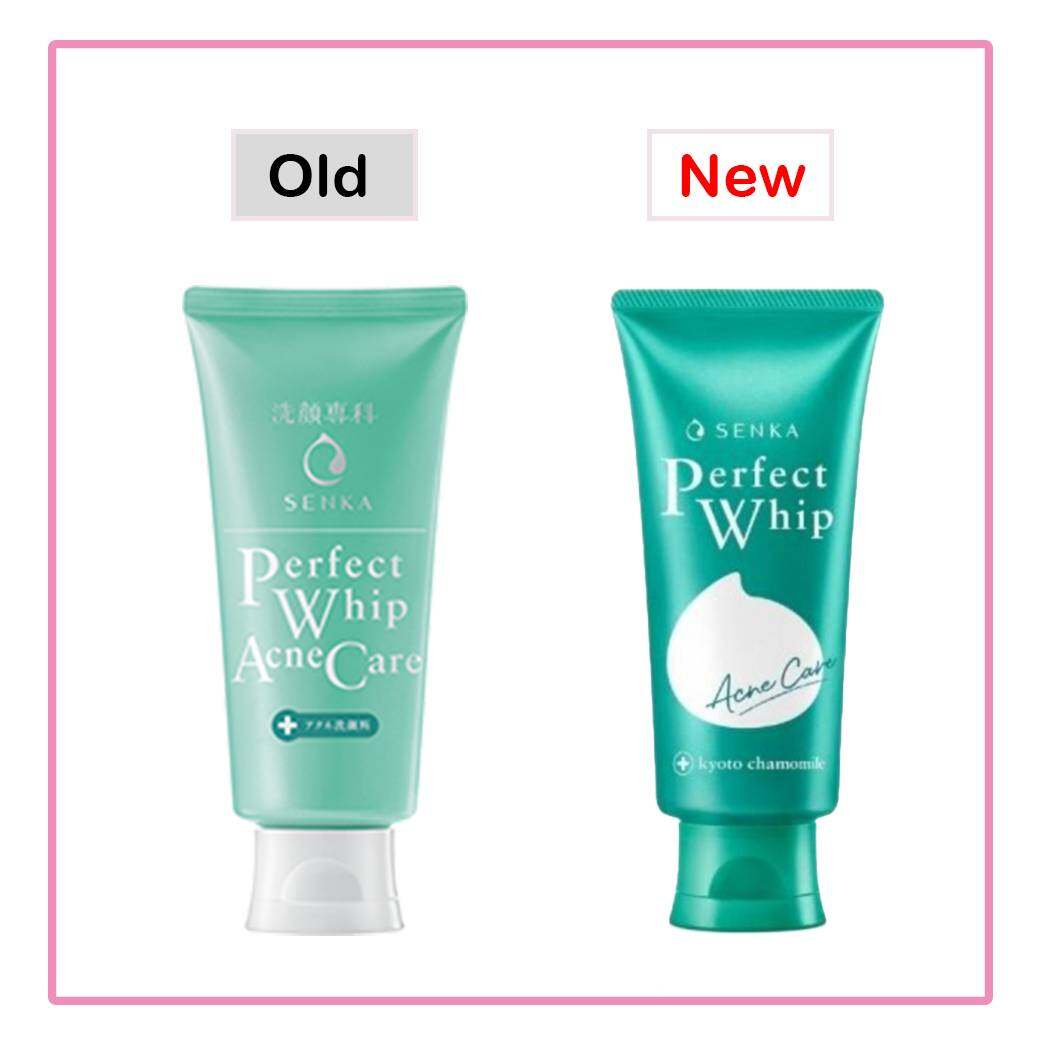 Senka Perfect Whip Acne Care 100g วิปโฟมอันดับหนึ่งจากญี่ปุ่น สูตรลดโอกาสการเกิดสิว ด้วยฟองโฟมฟูนุ่มละเอียด ทำความสะอาดสิ่งสกปรกที่อุดตัน ความมัน เซลล์ผิวชั้นนอกที่เสื่อมสภาพ