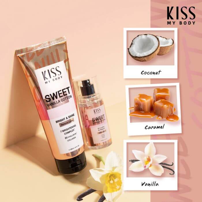 Kiss My Body,Kiss My Body Bright & Shine Perfume Lotion, Body Bright & Shine Perfume Lotion,โลชั่นน้ำหอม,Lotion,โลชั่น