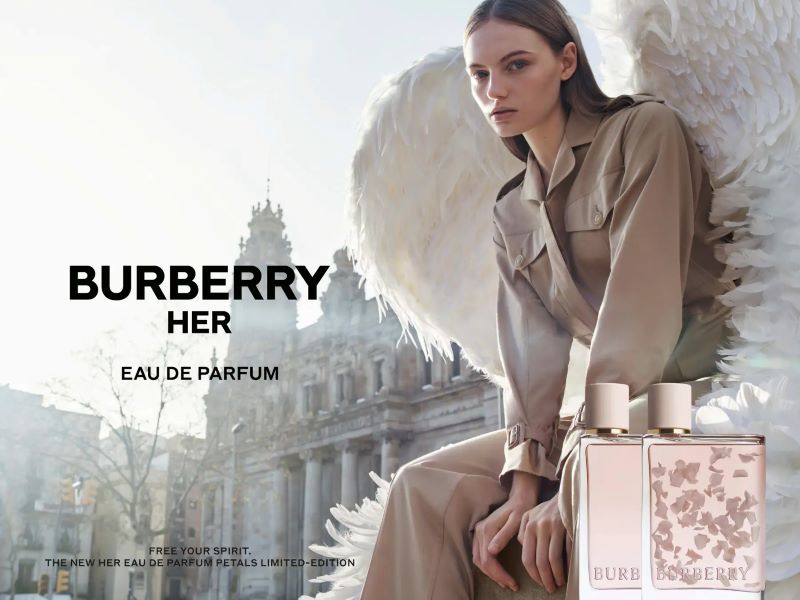 BURBERRY  Her Eau de Parfum 3pcs (EDP 100ml + Body Lotion 75ml + EDP 10ml) ,BURBERRY Her Spring 2023 EDP + Body Lotion + Parfum Spray Set , BURBERRY ราคา , BURBERRY รีวิว , BURBERRY หอมไหม , SET PERFUME BURBERRY HER